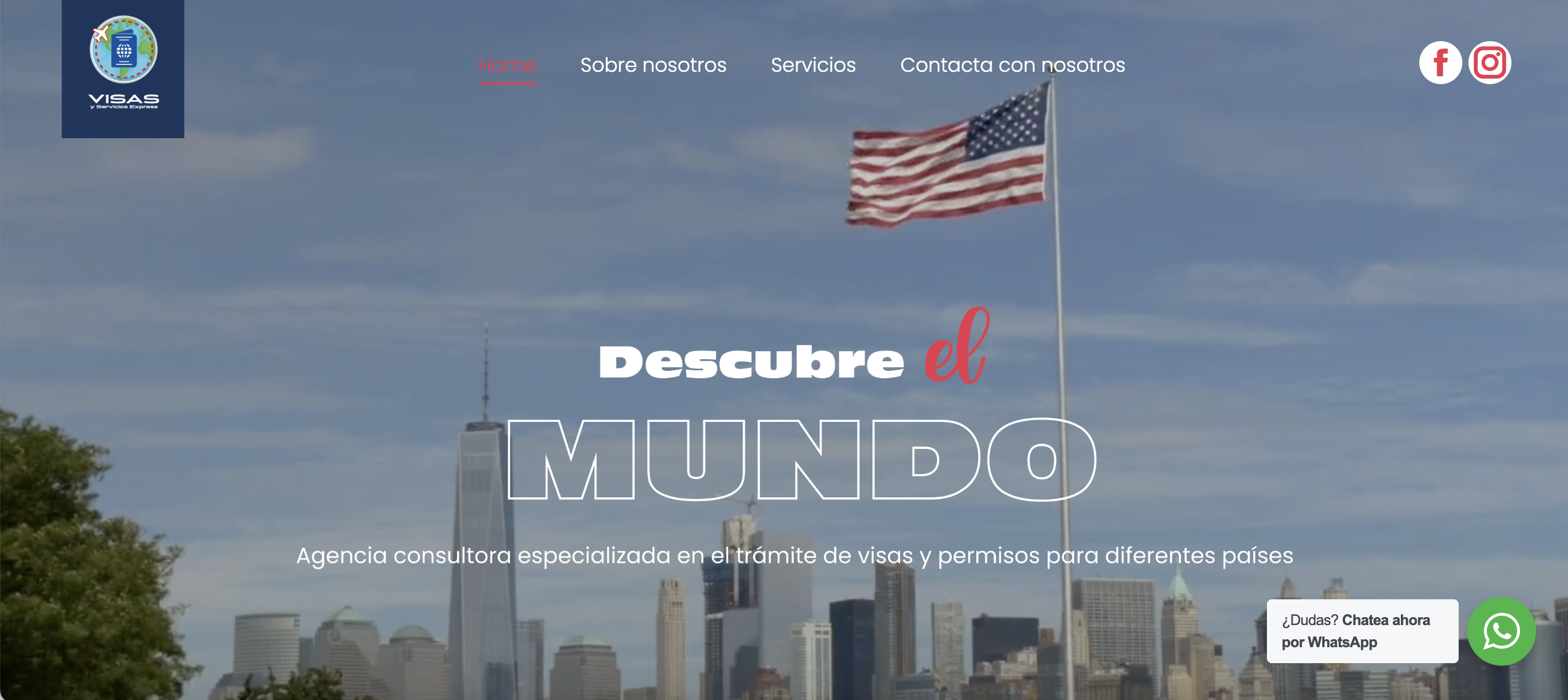 diseño web para agenciade viajes
